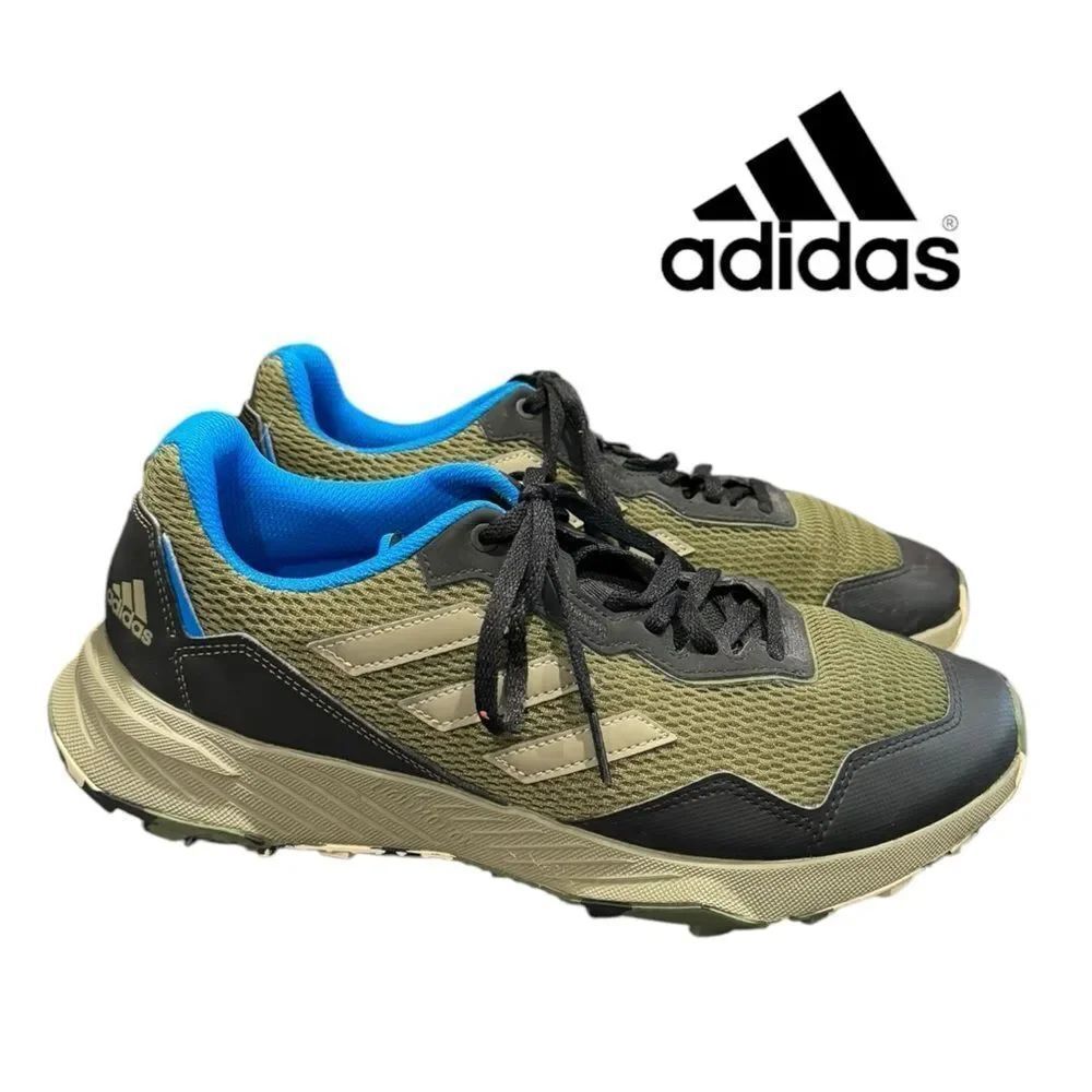 Adidas Men's Tracefinder Trail Focus Olive Q47238 Sneakers Running Shoes 9.5